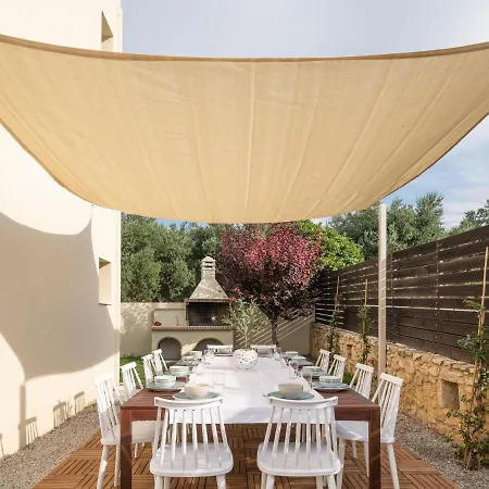 Family Rousa In Rethymno With Pool, Bbq And Kids Area Villa Loutra (Crete)