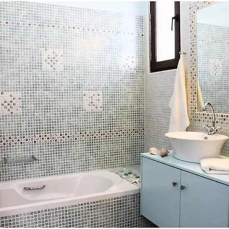 Villa Family Rousa In Rethymno With Pool, Bbq And Kids Area Loutra (Crete)
